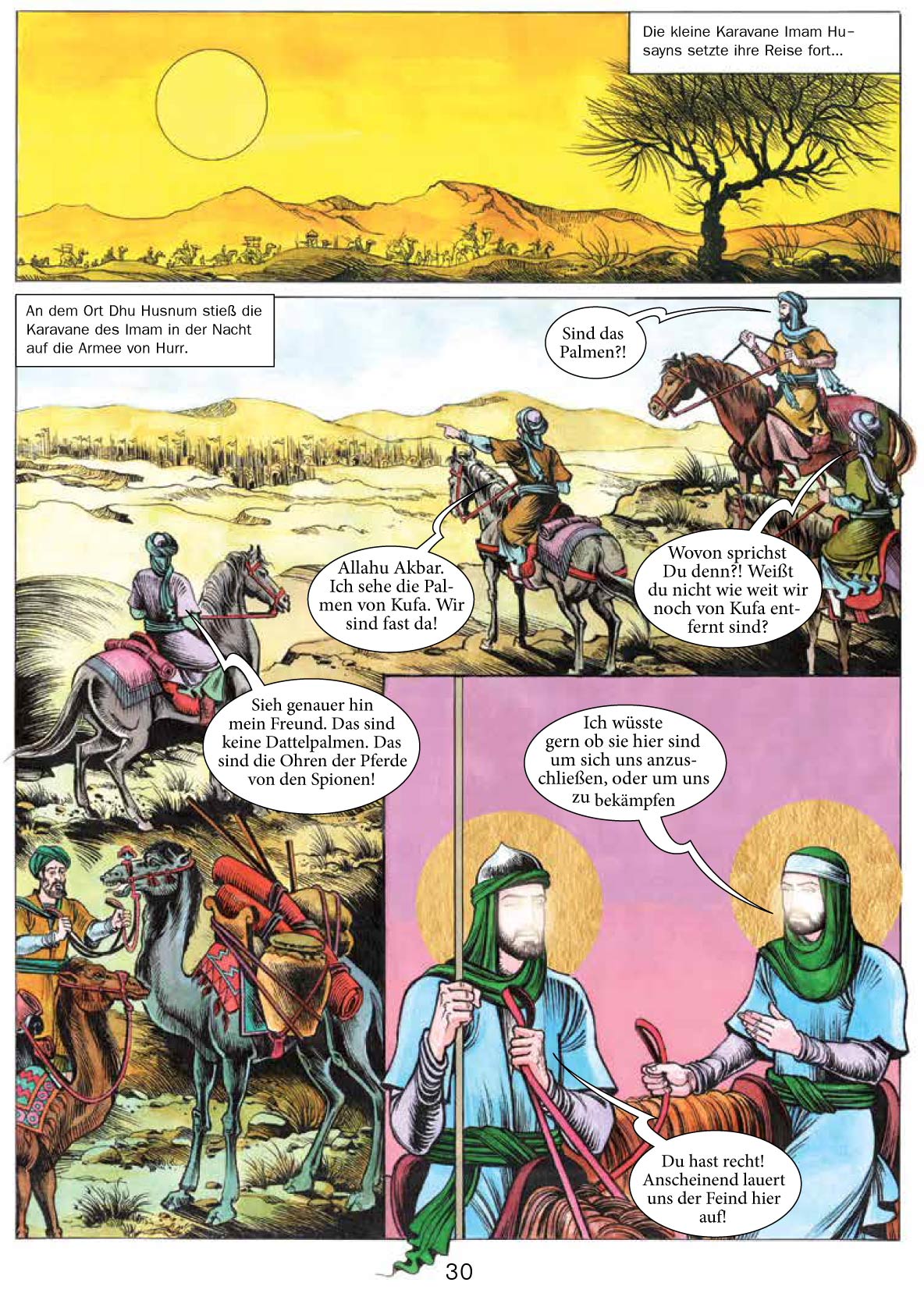 Die Geschichte von Ashura / Imam Hussein als Comic für Kinder und Jugendliche