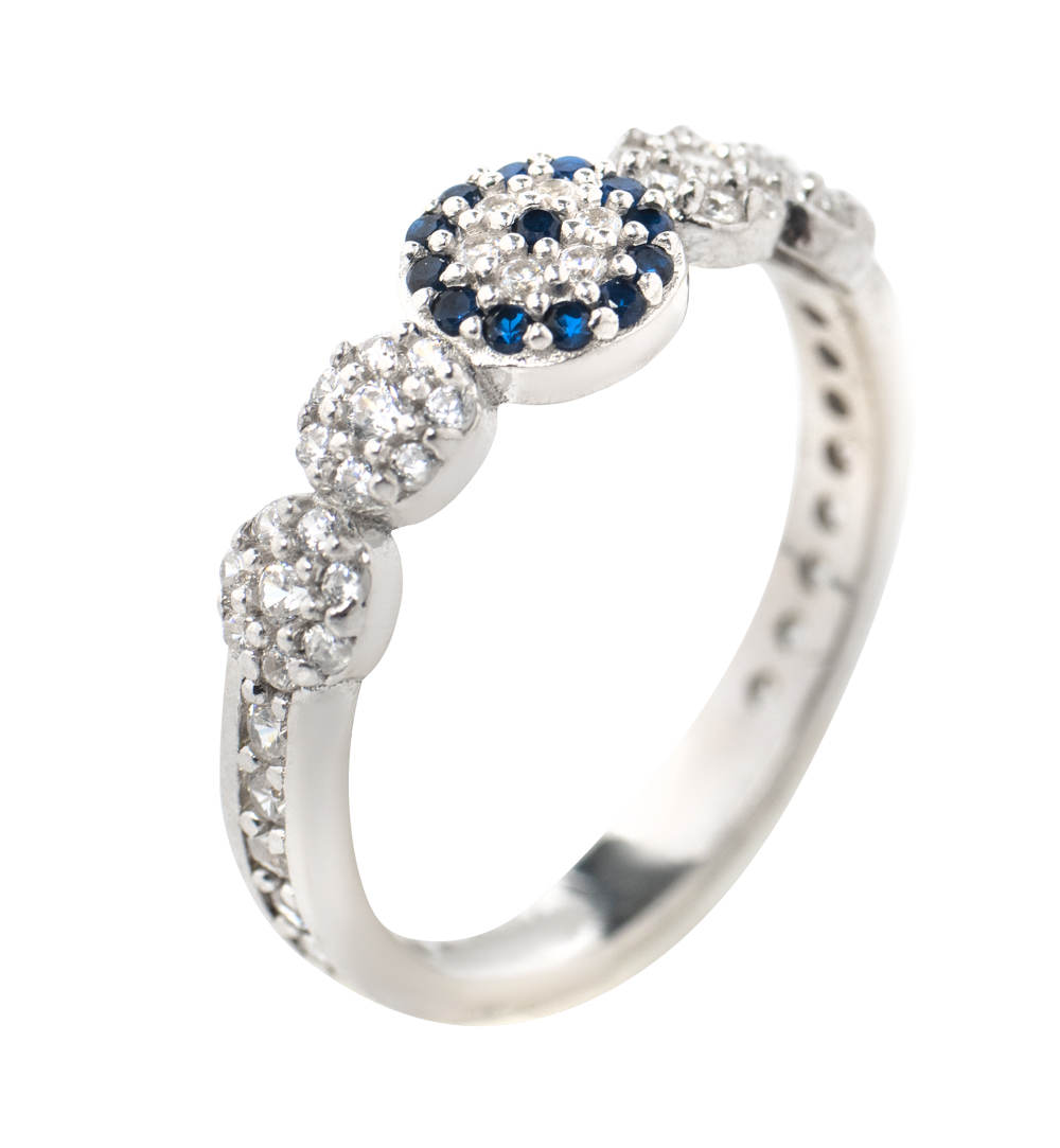 NAZAR DAMEN RING mit ARMBAND set 2 -925 STERLING SILBER