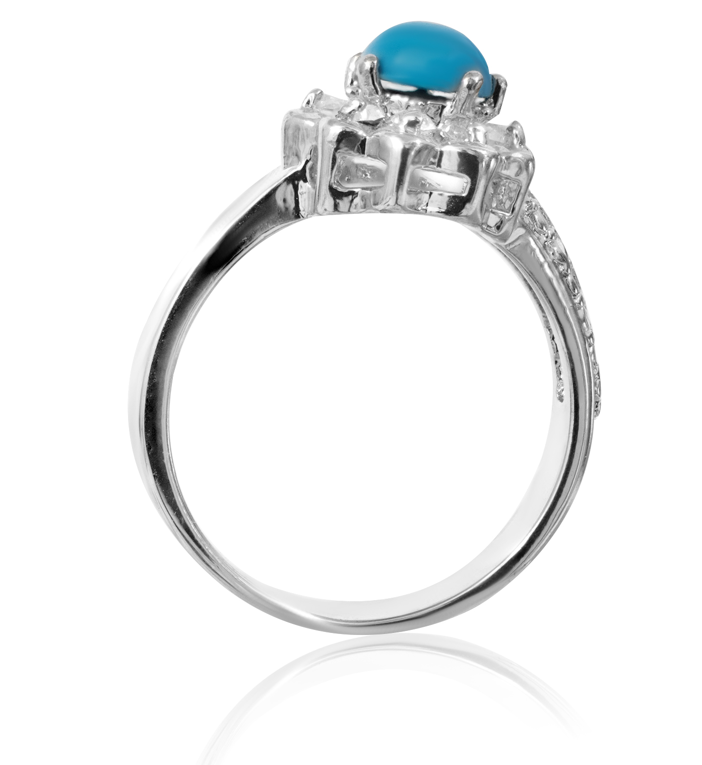 Damen Ring - Fairuza versilbert in verschiedene Größen