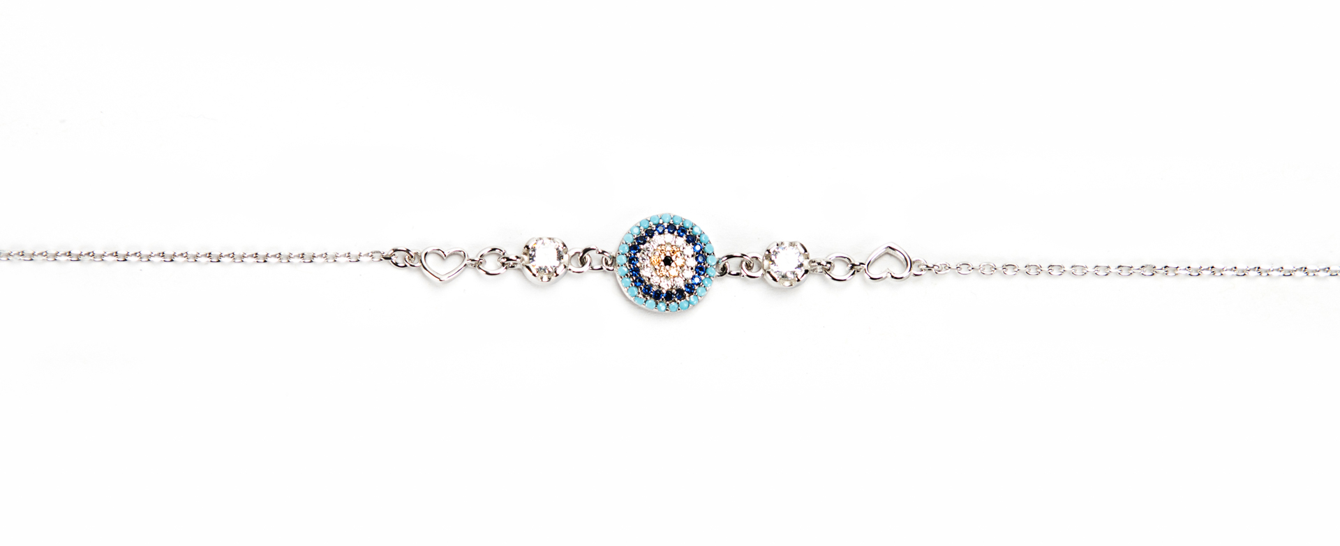 NAZAR DAMEN RING mit ARMBAND set 1 -925 STERLING SILBER