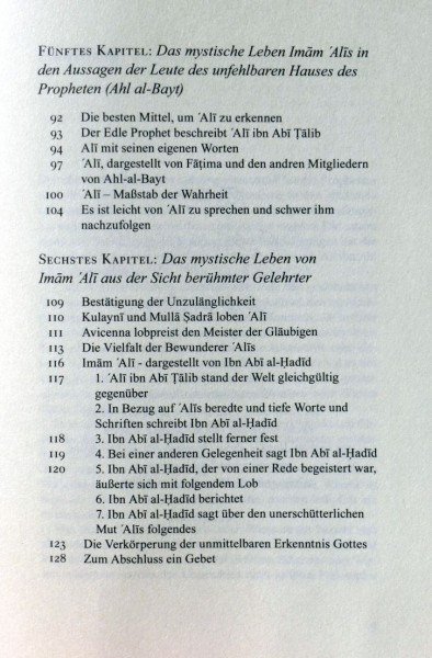 Das mystische Leben Imam Alis Islamische Bücher auf Deutsch