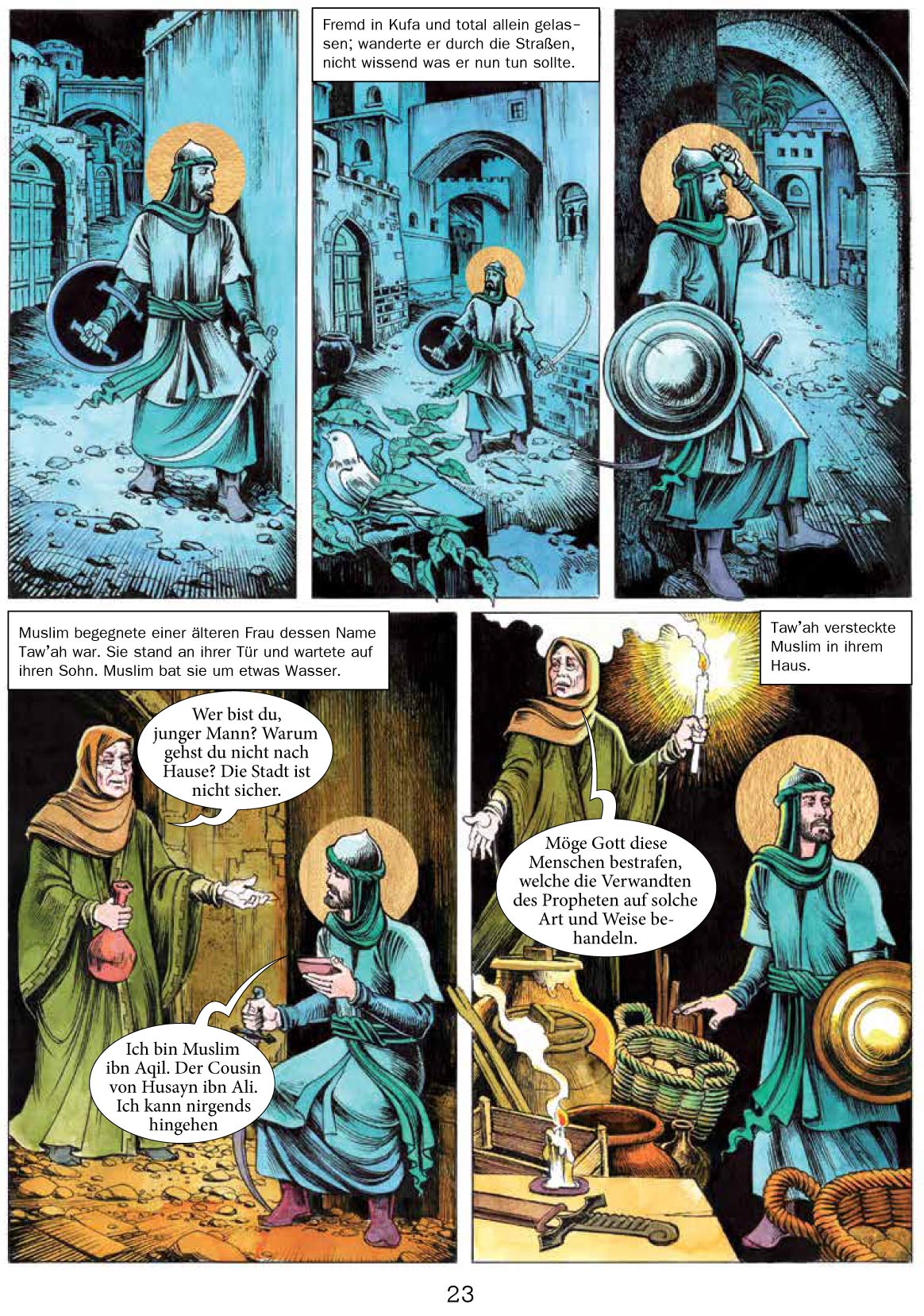 Die Geschichte von Ashura / Imam Hussein als Comic für Kinder und Jugendliche