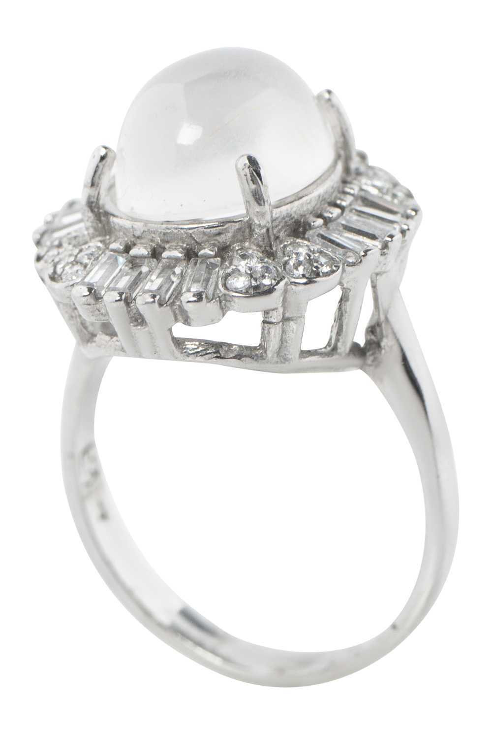 Durr Alnajaf Damen Ring Silber-verschiedene Modele mit Großstein( 9mm)