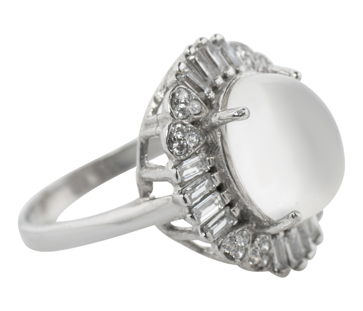 Durr Alnajaf Damen Ring Silber-verschiedene Modele mit Großstein( 9mm)