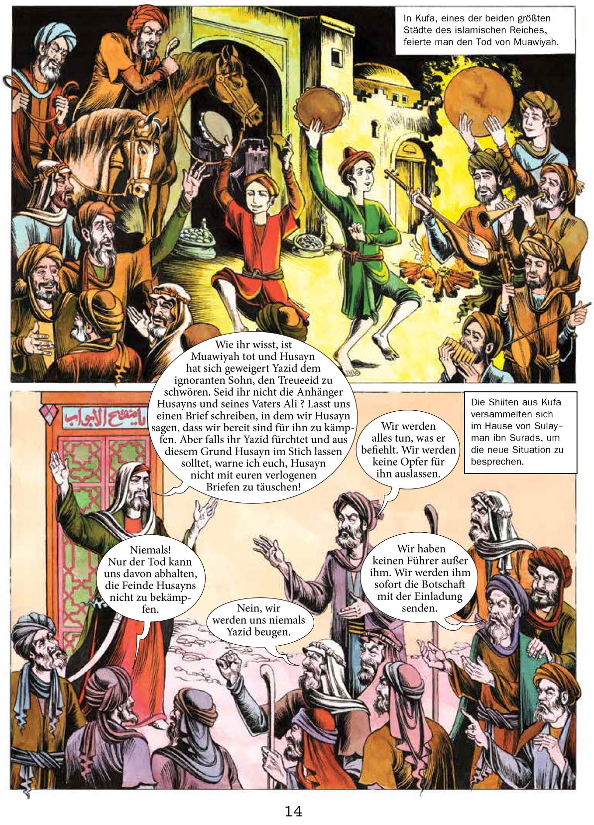 Die Geschichte von Ashura / Imam Hussein als Comic für Kinder und Jugendliche