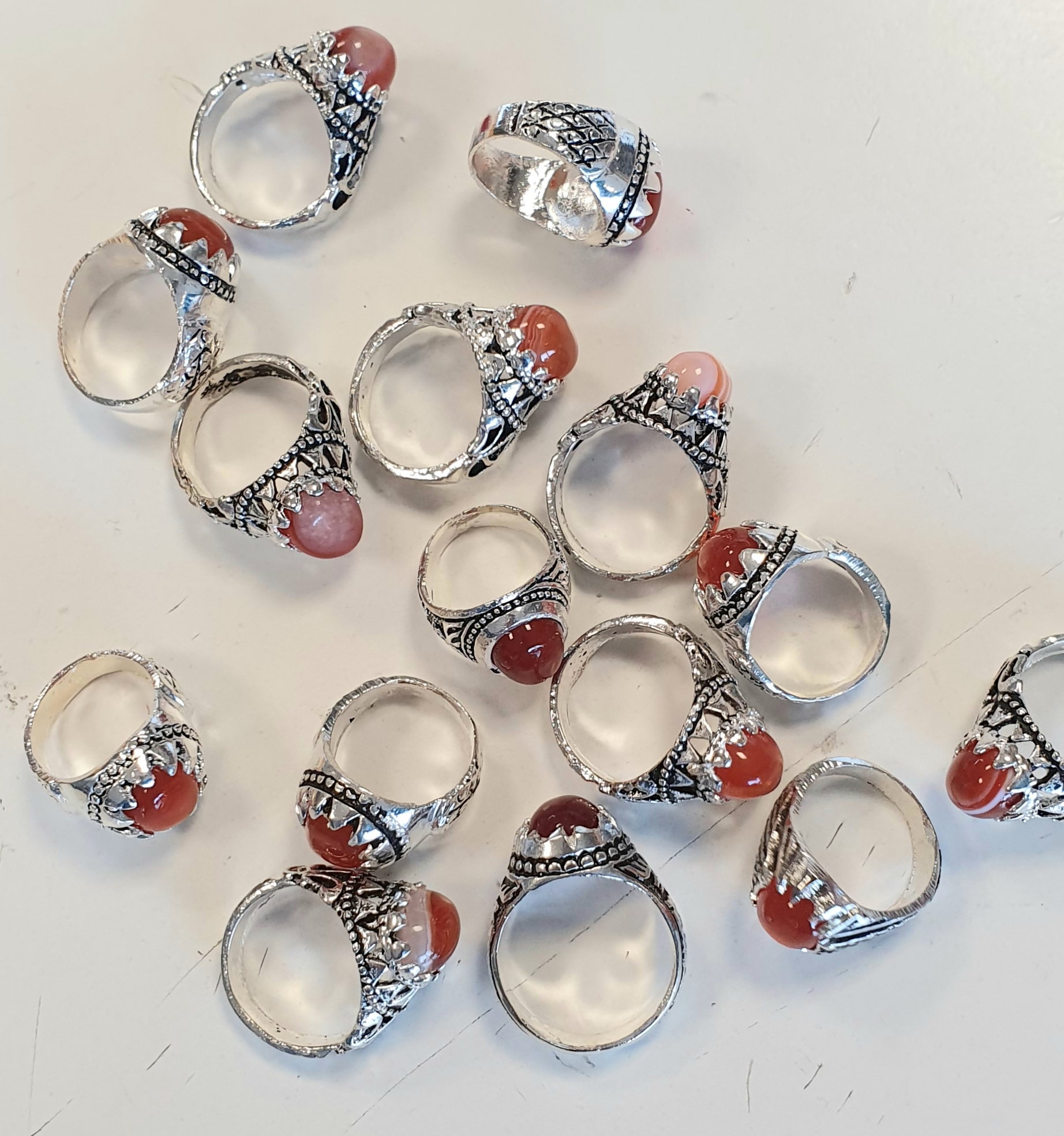 Kinder Ringe Jungs und Mädchen Aqiq versilbert