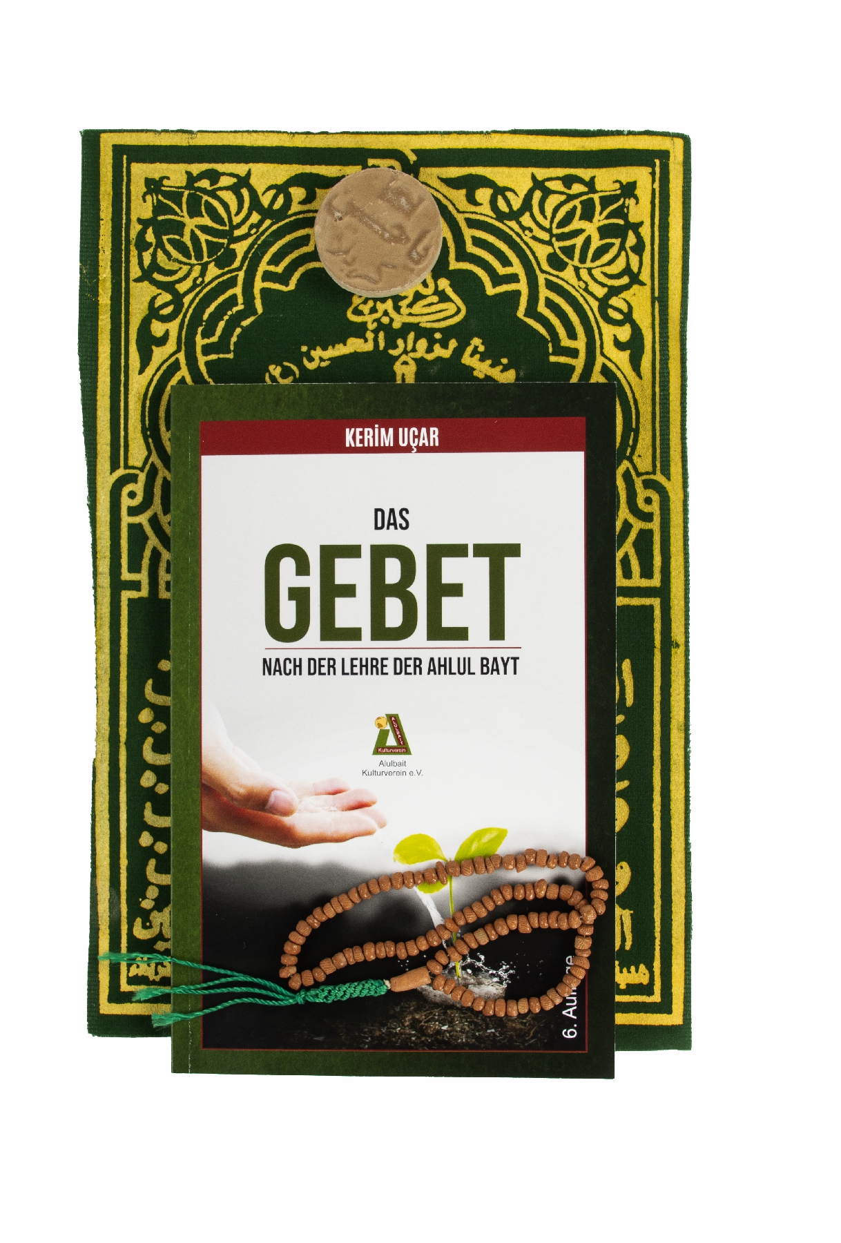 Bundel das Gebet nach der Lehre der Ahlul Bayt + Turba - Gebetskette aus Karbala + Gebetsteppich