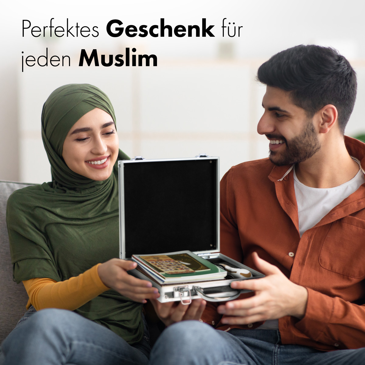 Koran-Lesestift Set: Perfektes Geschenk für Ramadan, Multilingual, inkl. Bücher & Akku - 8 GB Editio