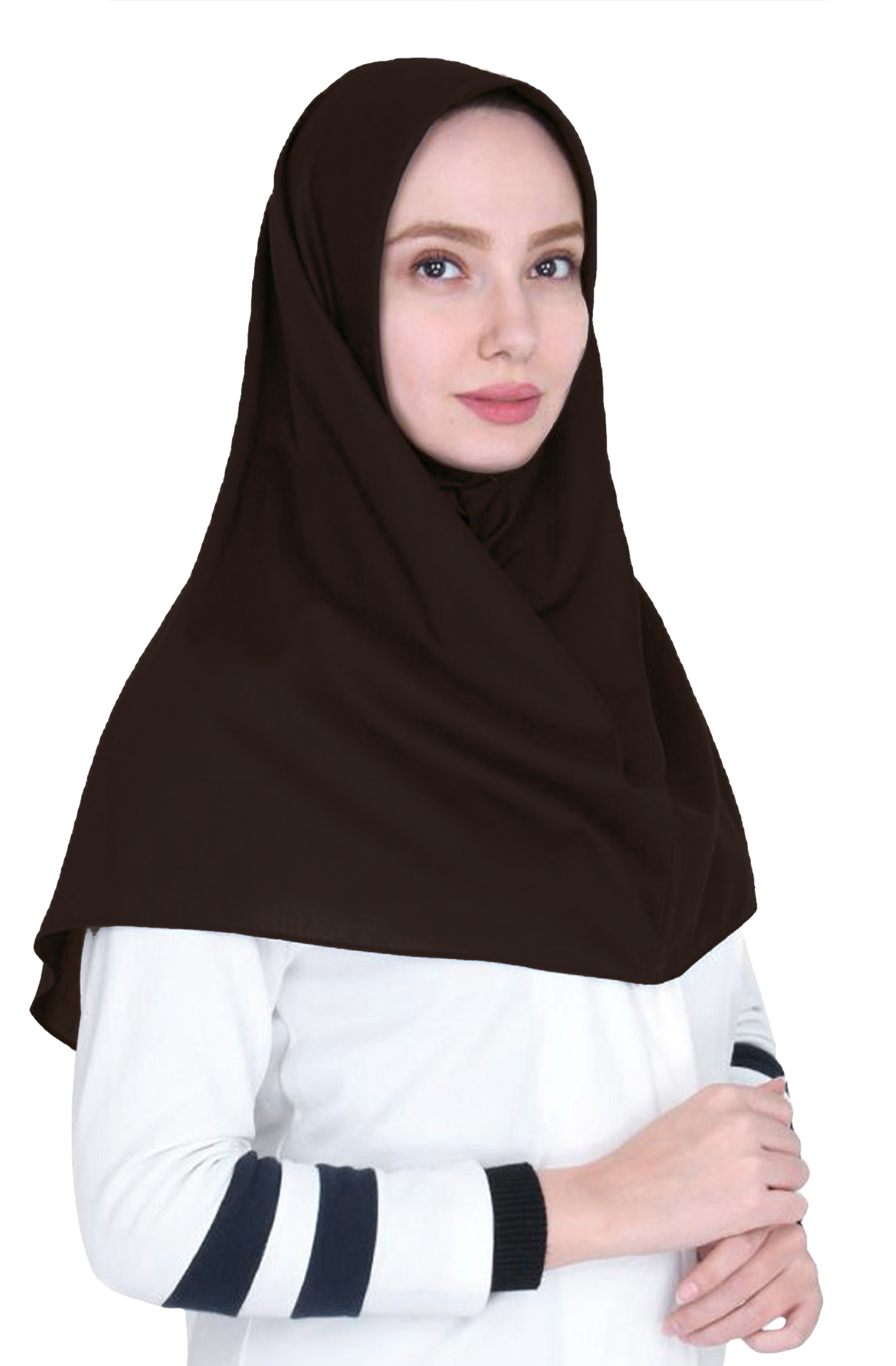 Persiches Kopftuch - Maqanaa - مقنعة - Dunkelbraun
