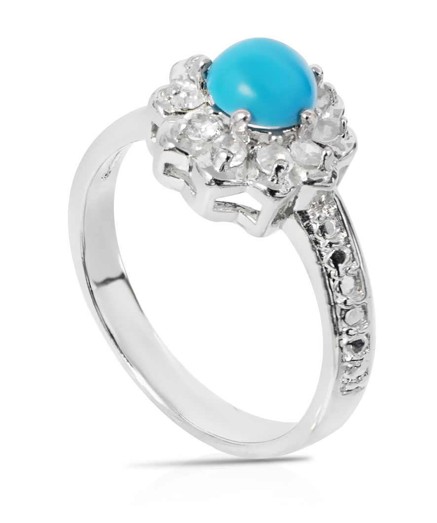Damen Ring - Fairuza versilbert in verschiedene Größen