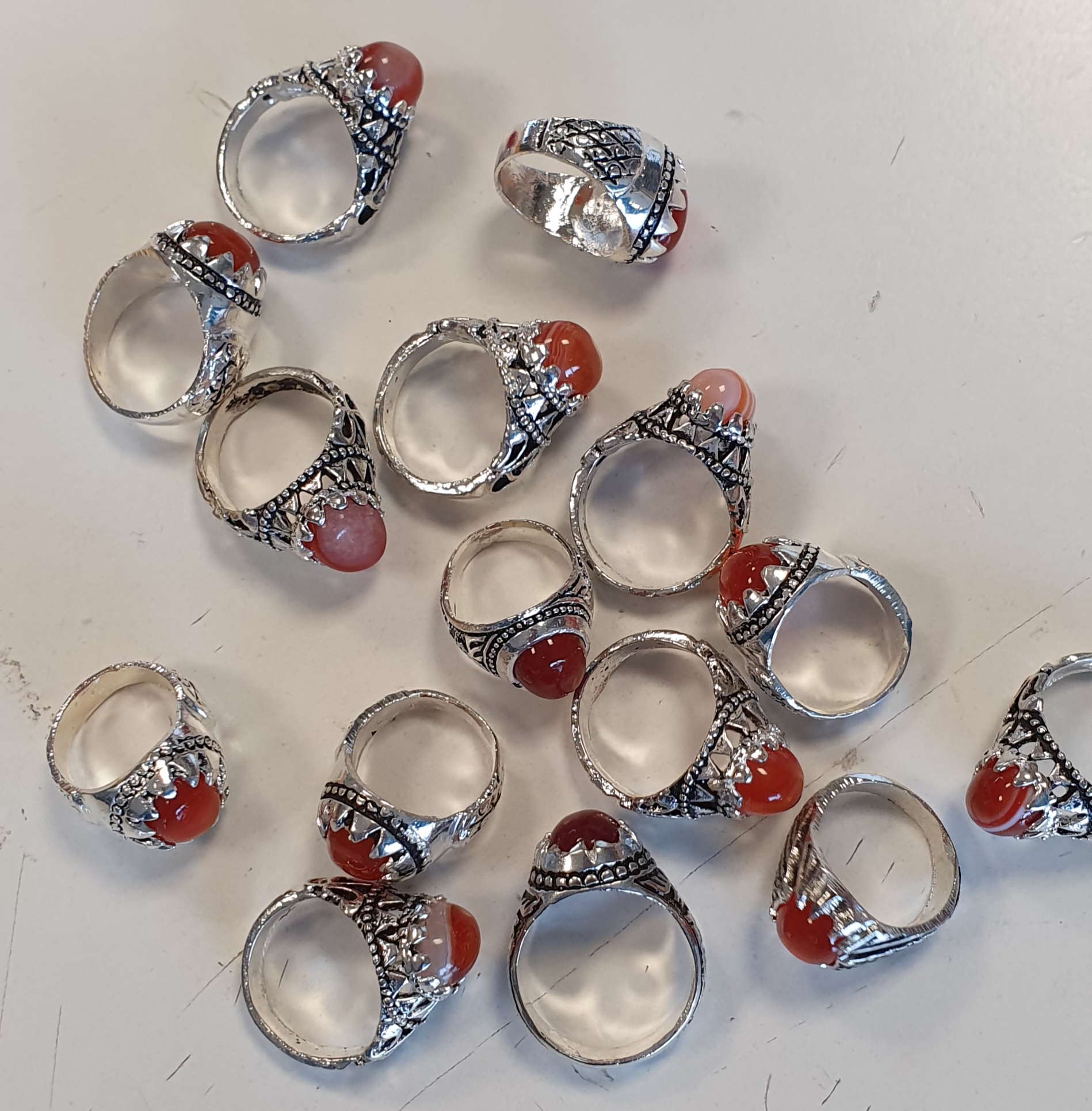 Kinder Ringe Jungs und Mädchen Aqiq versilbert