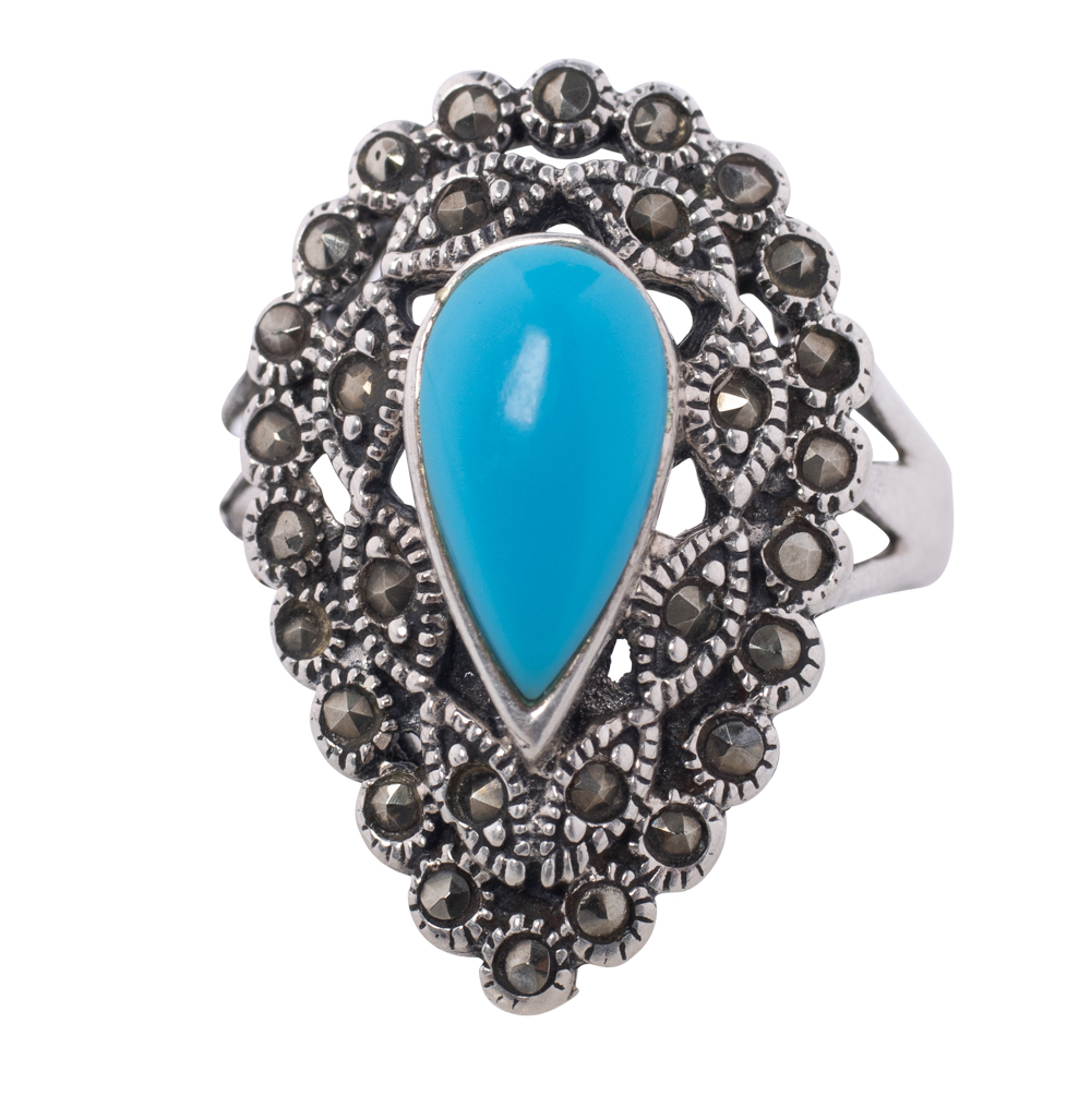 Damen Ring - Fairuza Silber- Gr 55