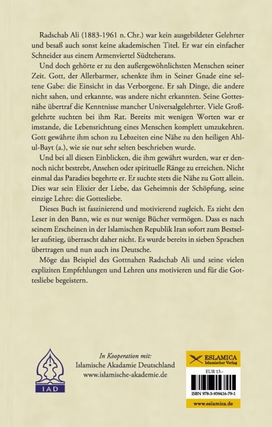 Elixier der Liebe: Die mystische Welt des Radschab Ali 