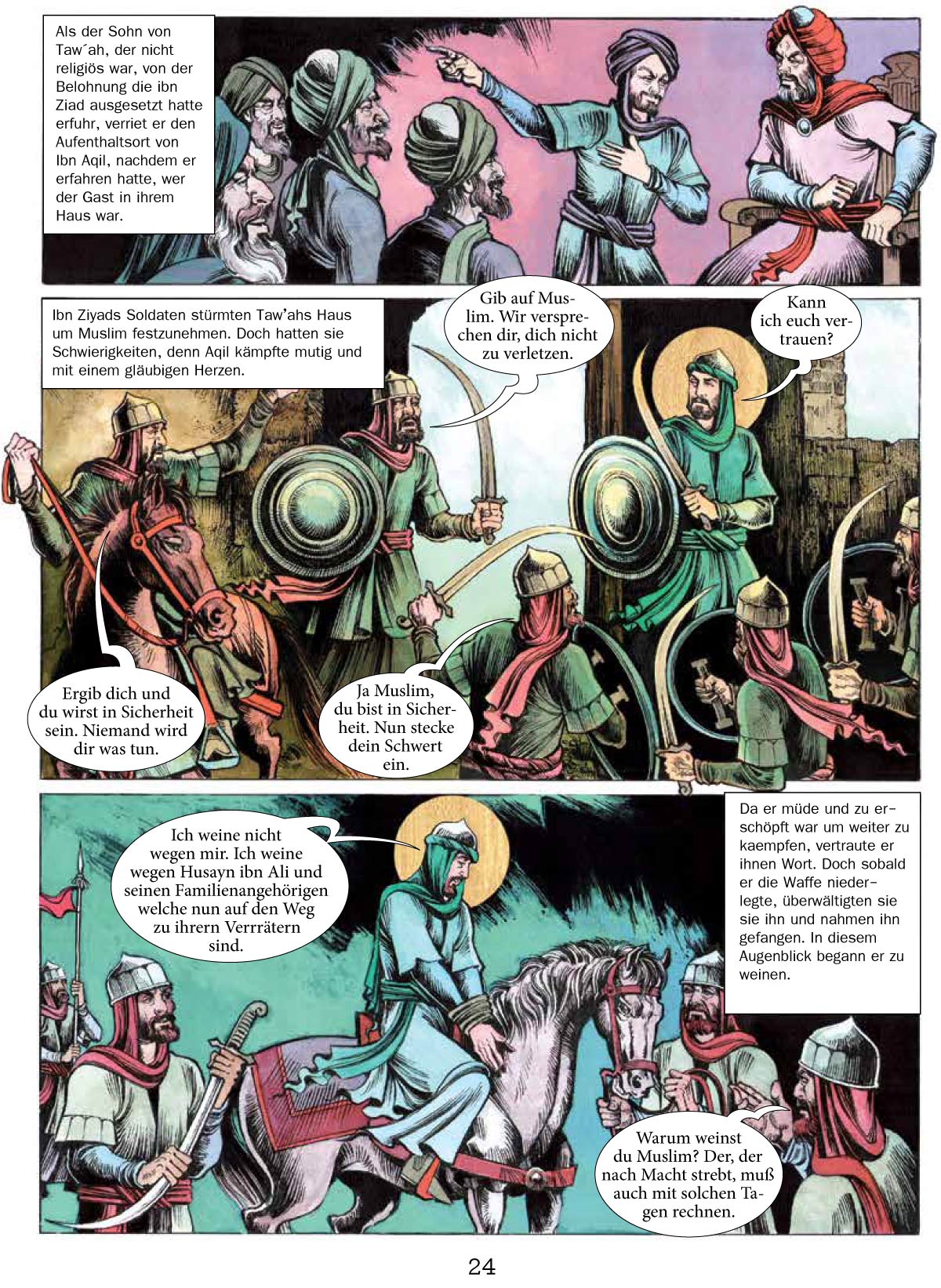 Die Geschichte von Ashura / Imam Hussein als Comic für Kinder und Jugendliche
