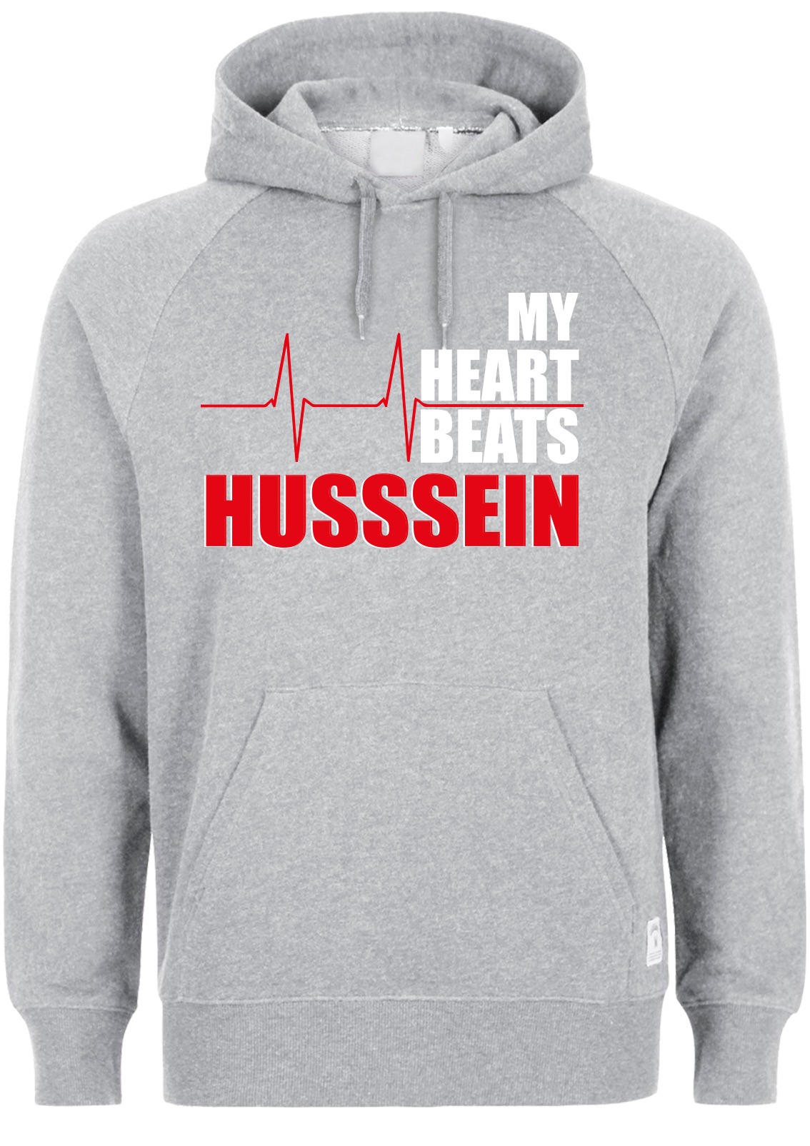 My Hear beats Hussein - Mein Herz schlägt Hussein Männer Hoodie