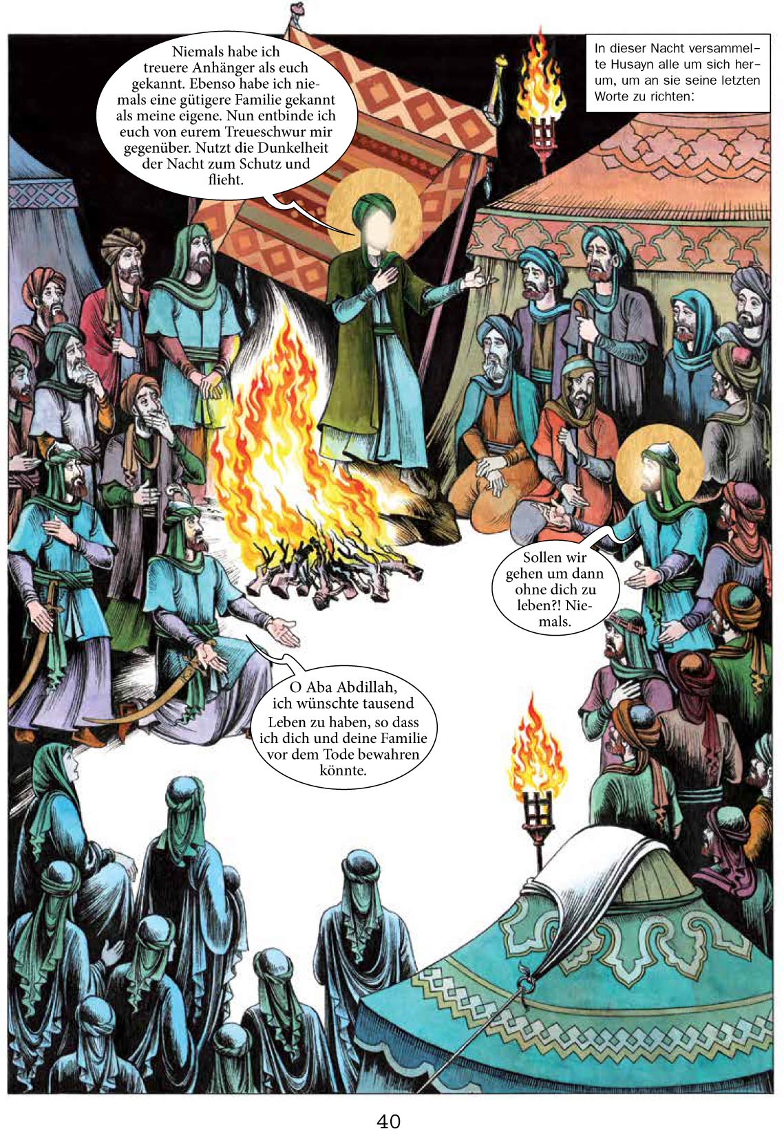 Die Geschichte von Ashura / Imam Hussein als Comic für Kinder und Jugendliche