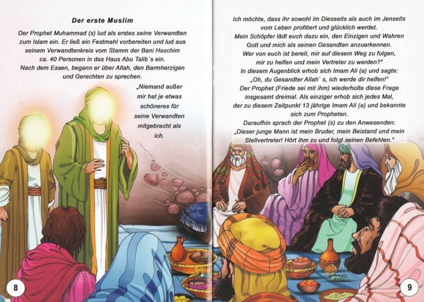 Kindergeschichten über die 14 Reinen der Ahlulbait komplett in Farbe und auf Deutsch
