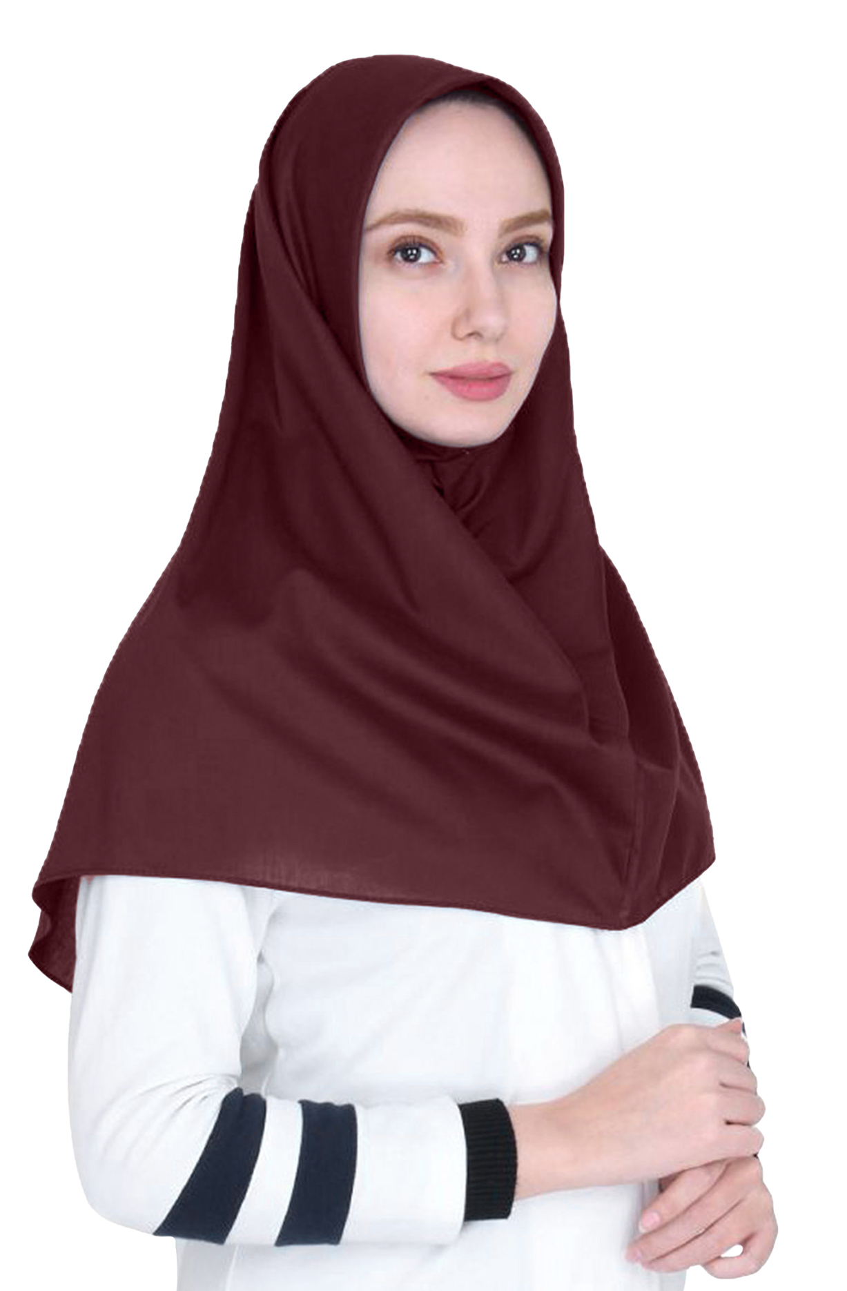Persiches Kopftuch - Maqanaa - مقنعة - Marrone