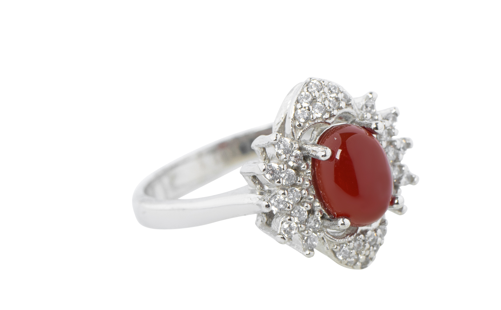 Aqiq Khorasani Silber Damen Ring - Original Stein