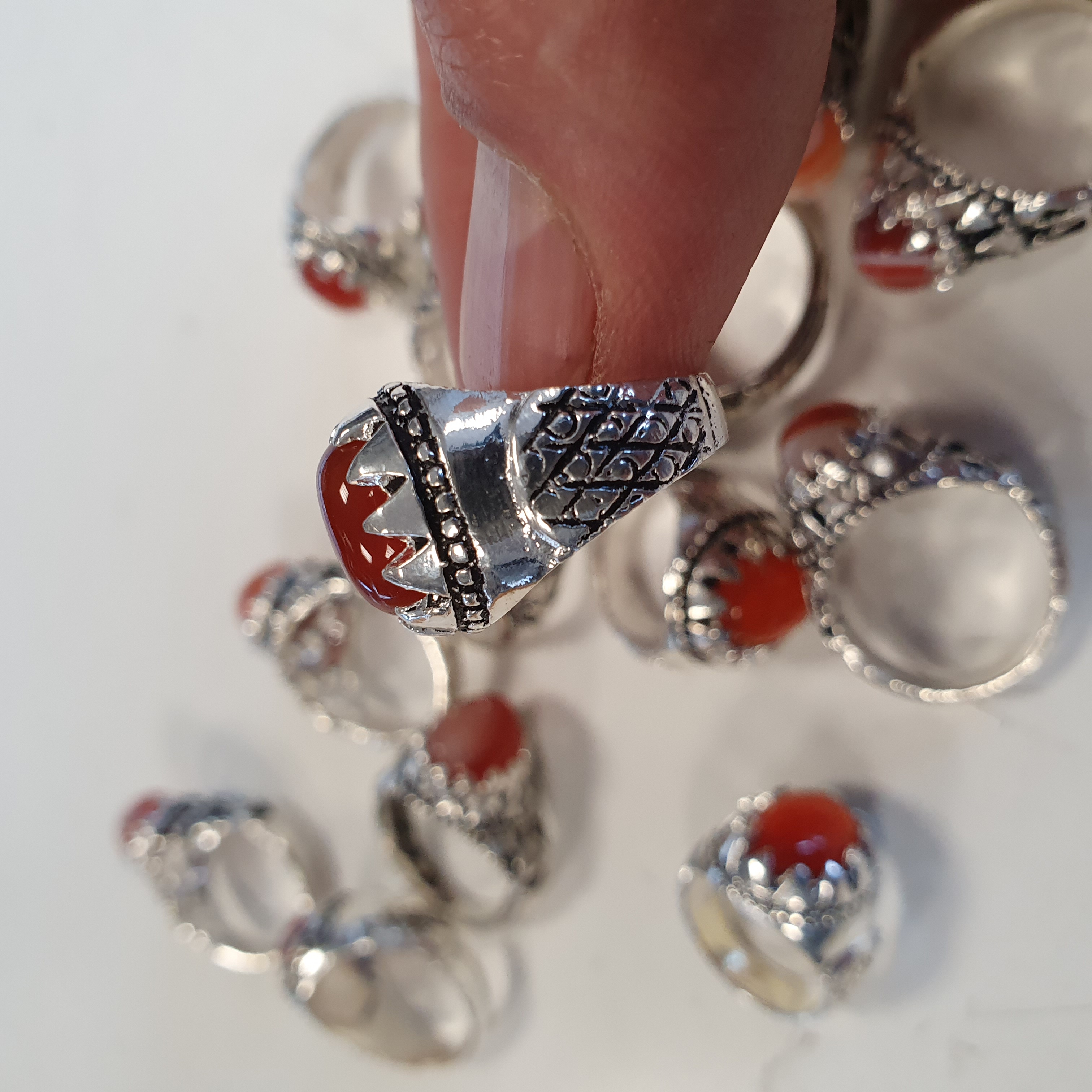 Kinder Ringe Jungs und Mädchen Aqiq versilbert