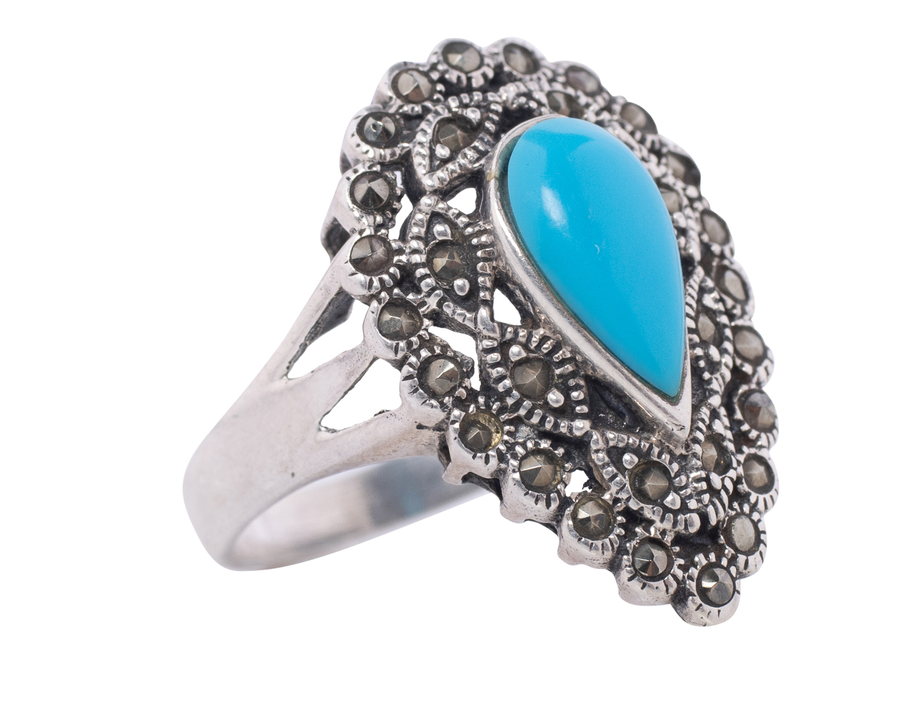 Damen Ring - Fairuza Silber- Gr 55