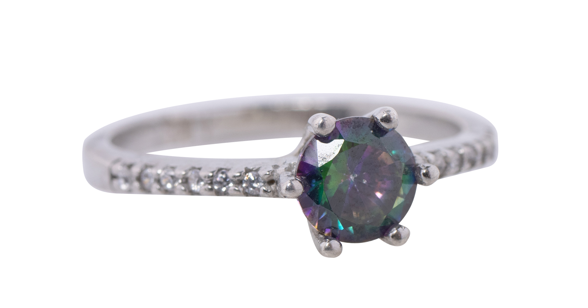 Edle Silber Damen Ring mit Topas