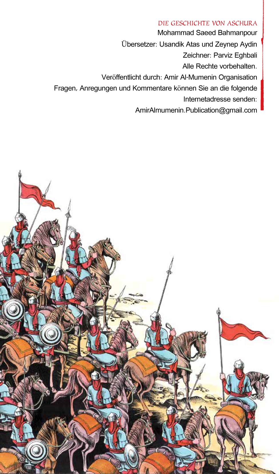 Die Geschichte von Ashura / Imam Hussein als Comic für Kinder und Jugendliche