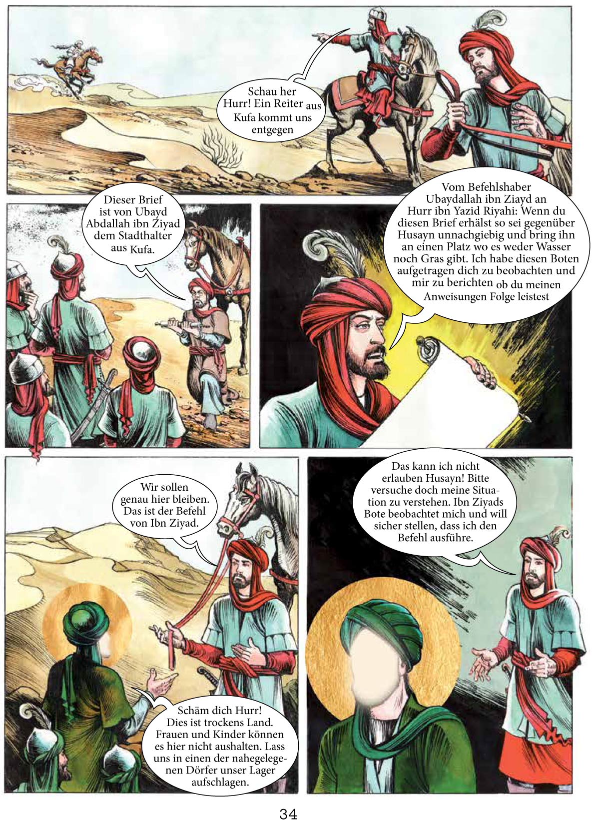 Die Geschichte von Ashura / Imam Hussein als Comic für Kinder und Jugendliche
