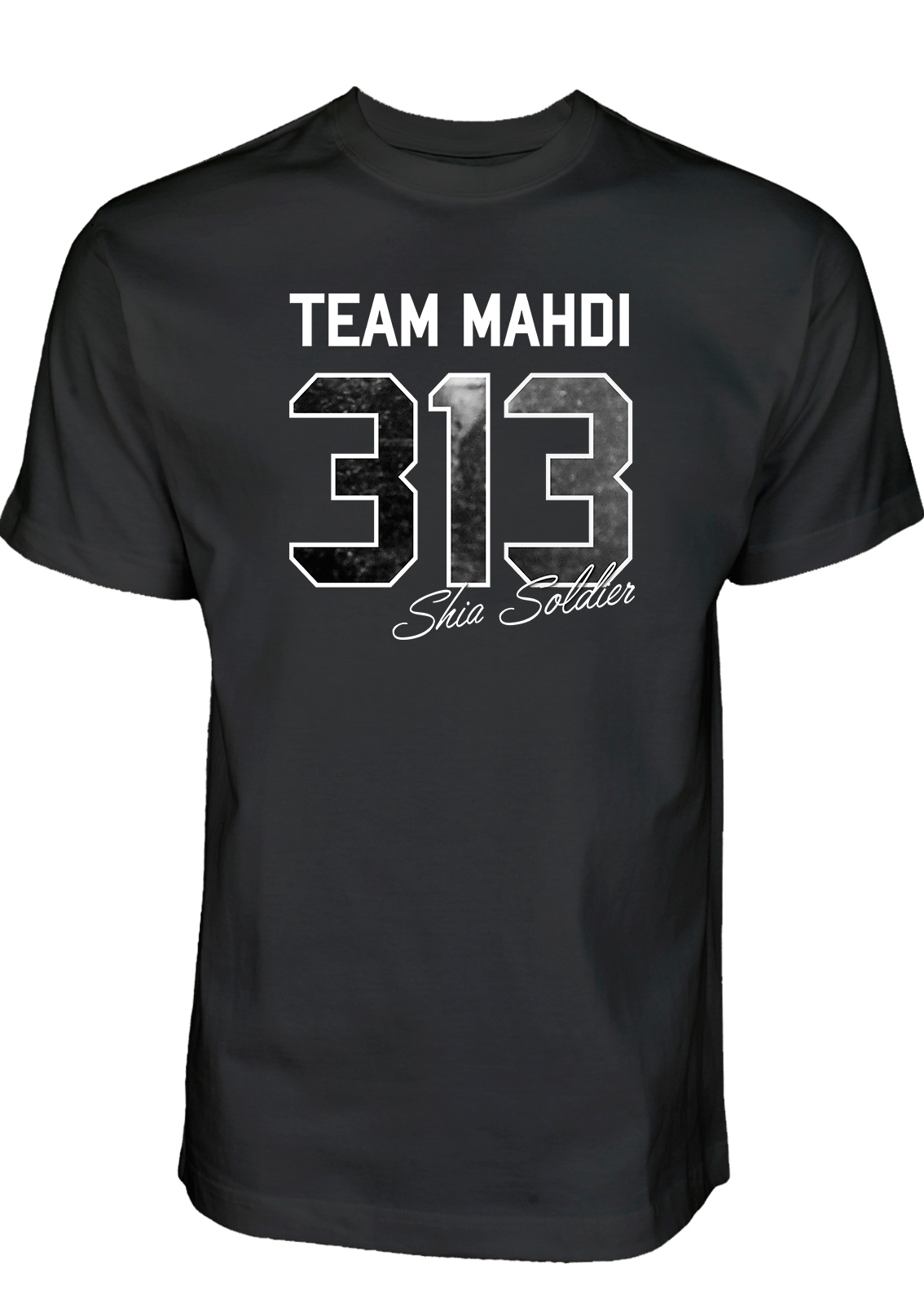 Team Mahdi 313 Shia Soldier T-Shirt Islamische Kleidung, Ashura T-Shirt, Muharram Clothing, Imam Hussein Shirt, Shia Shirt, Schia Kleidung, Muharram Ashura T-Shirt Schia-Schop