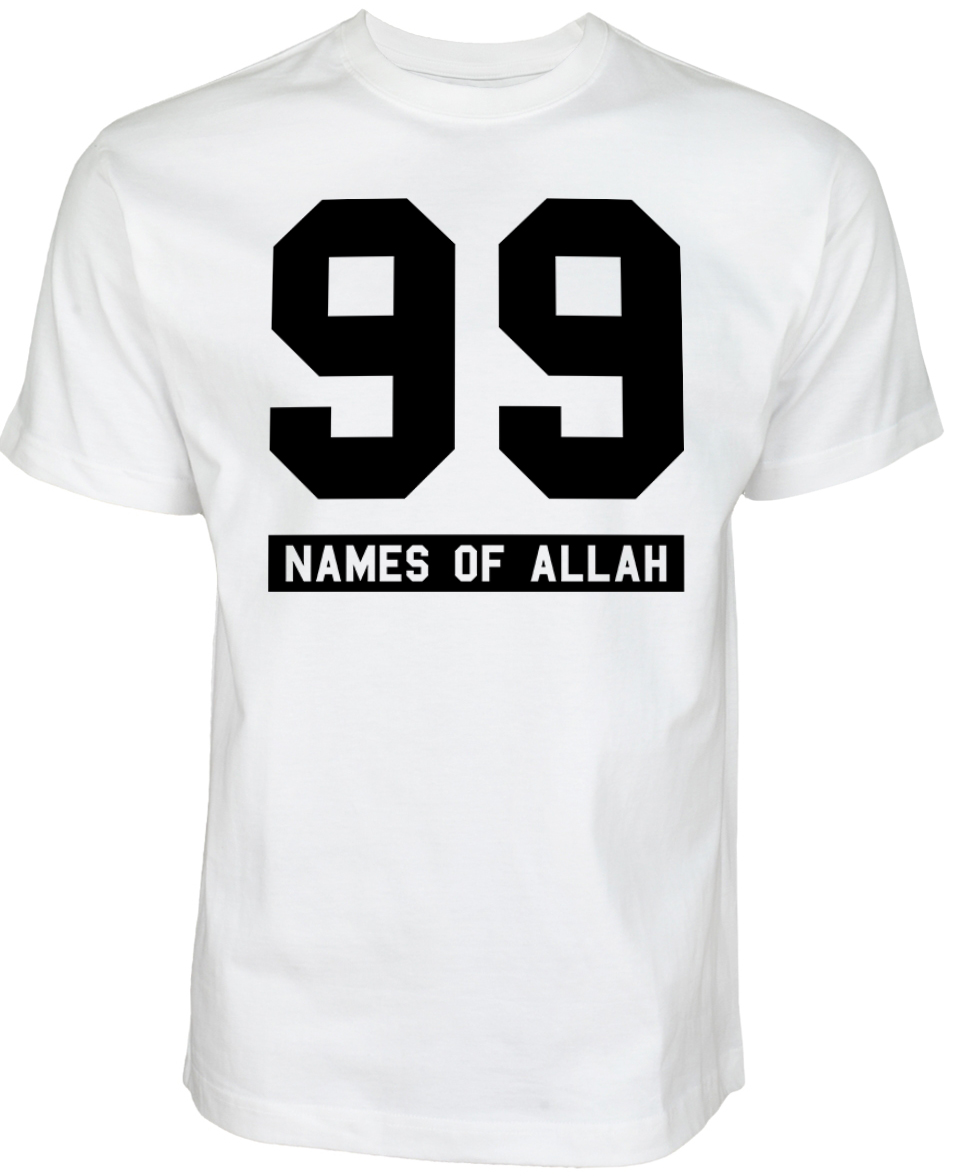Islamische Kleidung Muslim Streetwear Halal-Wear 99 Names of Allah
