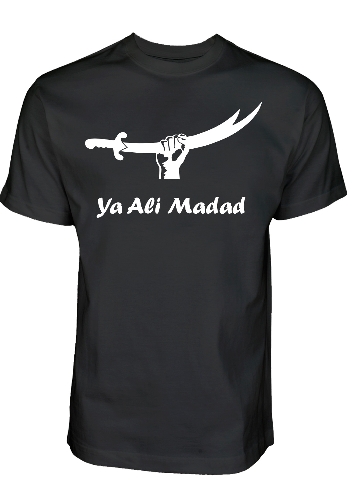 Ya Ali Madad Zulfiqar T-Shirt Schwarz