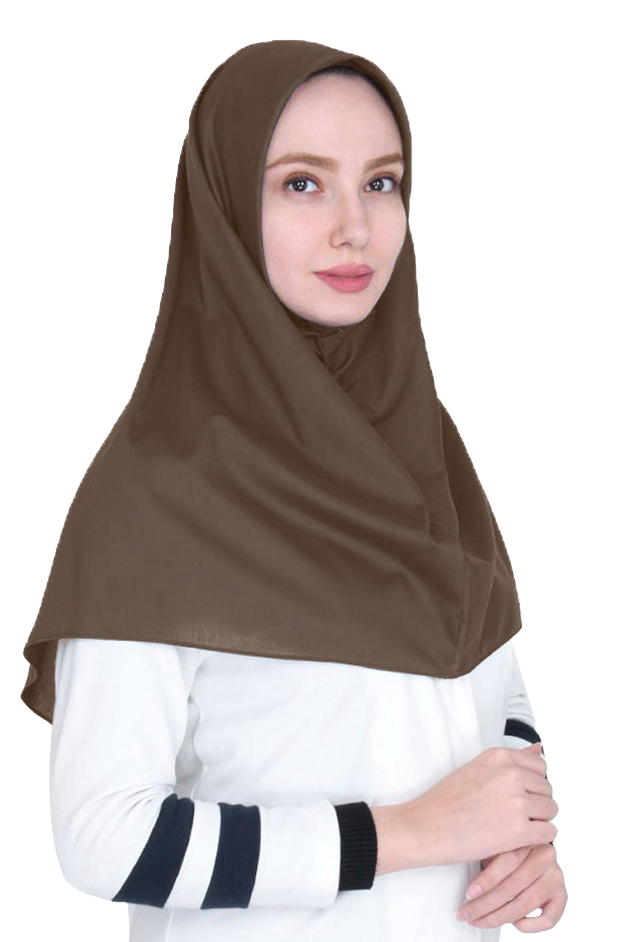 Persiches Kopftuch - Maqanaa - مقنعة - Hellbraun