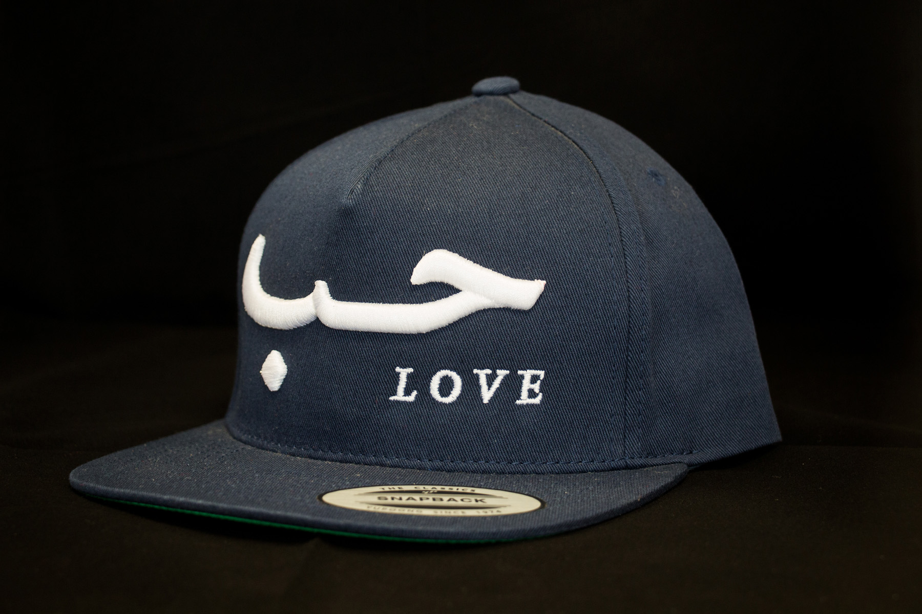 Love Snapback Blau mit weißer 3D Aufschrift