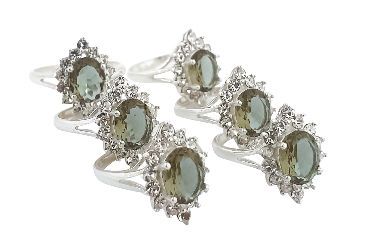 Alexandrit Damen Ringe mit Silberverfassung -Farbwechsel Edelstein