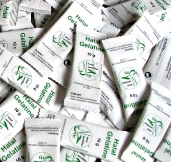 Halal Gelatine, Helal Gelatine 10g Tüten verpackt