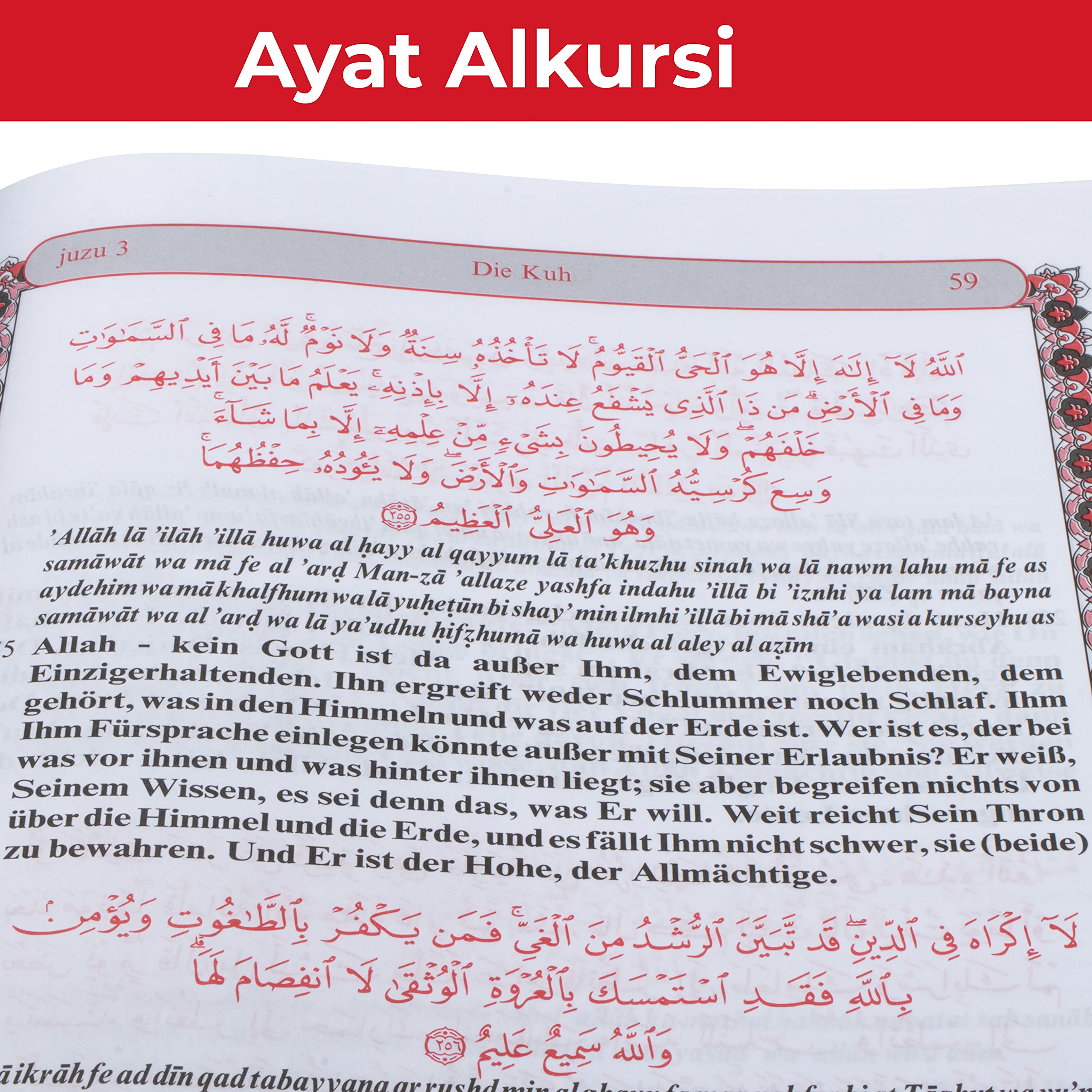 Koran auf Arabisch + Deutsch + Transkription Ideal für Anfänger Übersetzung von Abed Karzi